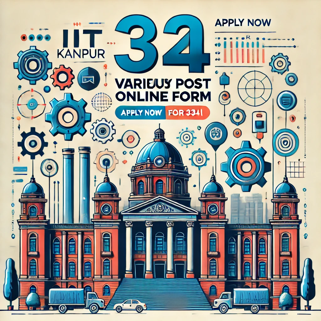 IIT Kanpur Various Post Online Form 2025