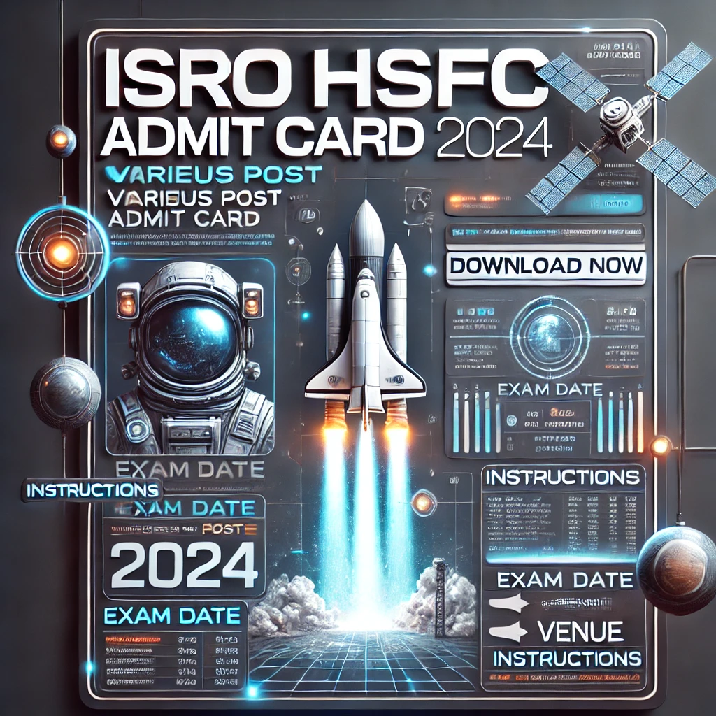 ISRO HSFC Various Post Admit Card 2024