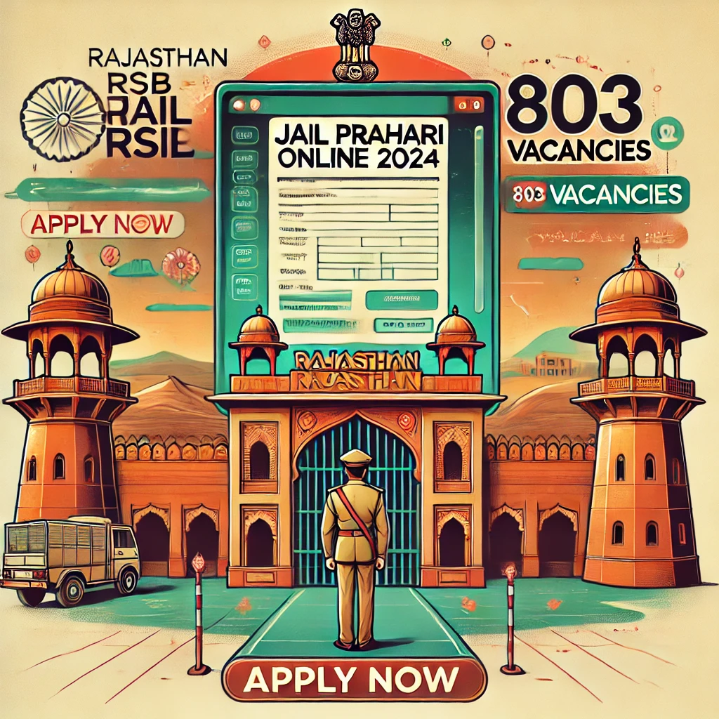 Rajasthan RSSB Jail Prahari Online Form 2024