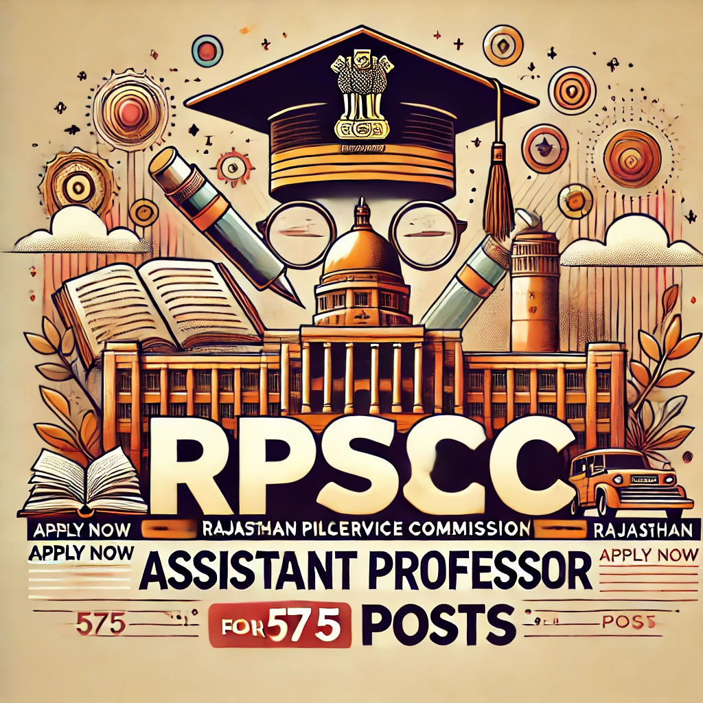 RPSC Assistant Professor Online Form 2025