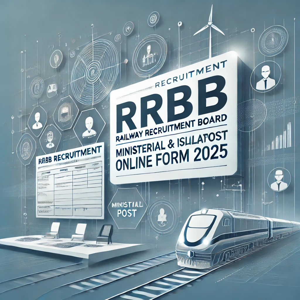 Railway RRB Ministerial and Isolated Post Online Form 2025