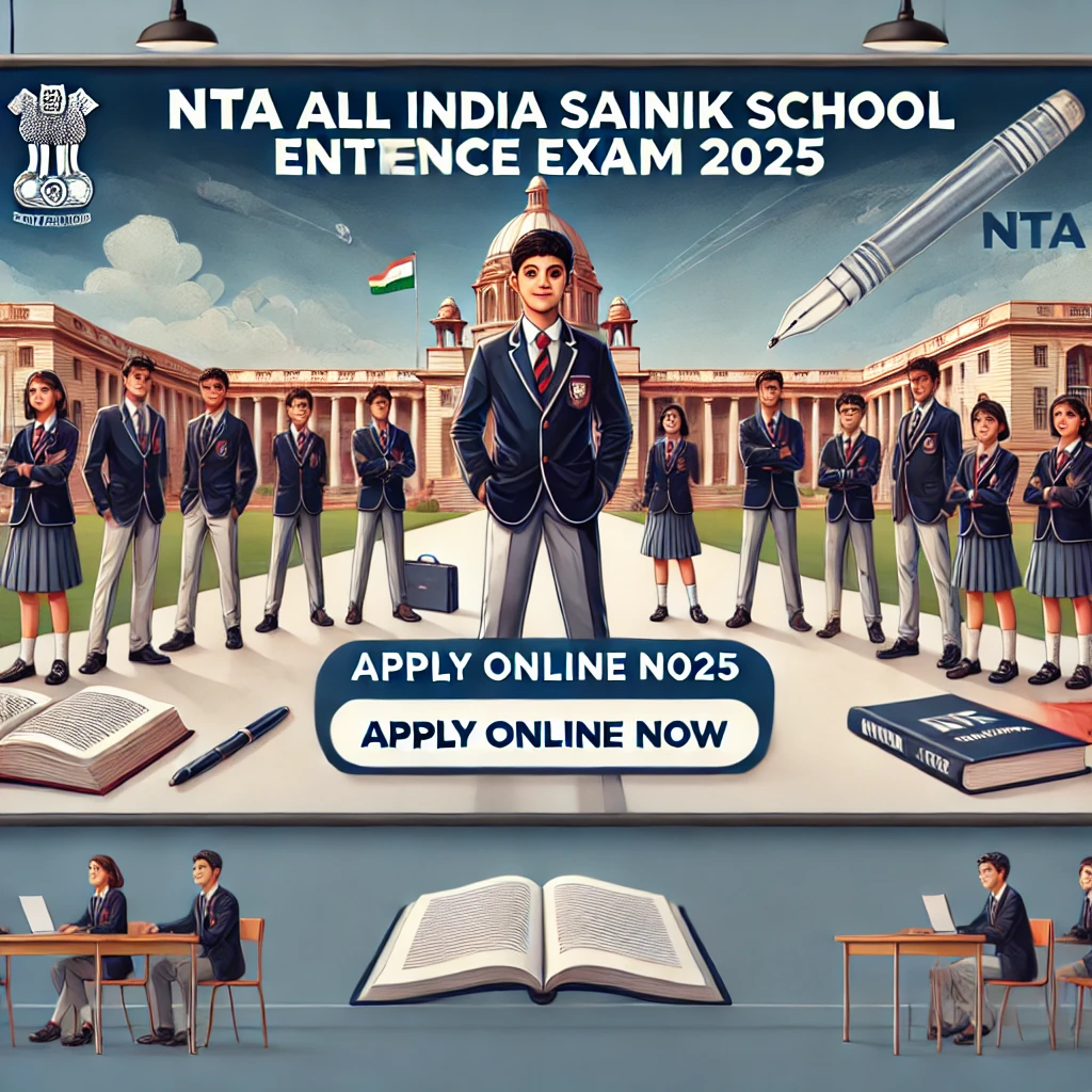 NTA Sainik School AISSEE 2025 Online Form