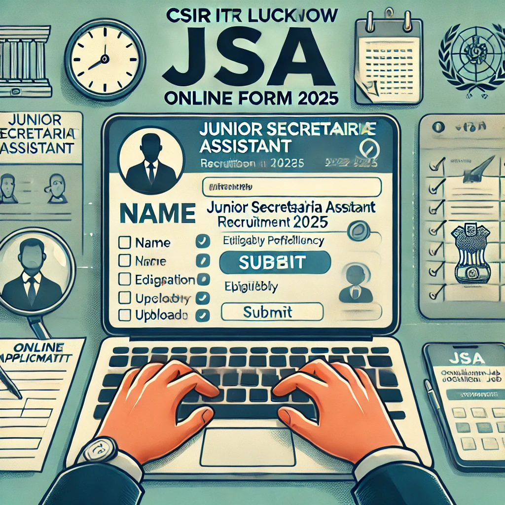 CSIR Lucknow JSA Online Form